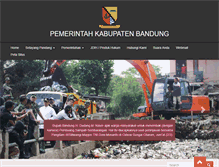Tablet Screenshot of bandungkab.go.id