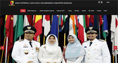 Desktop Screenshot of koperasi.bandungkab.go.id