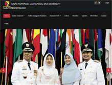 Tablet Screenshot of koperasi.bandungkab.go.id